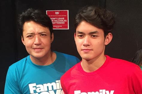 Proud dad Mark Anthony Fernandez has this advice .